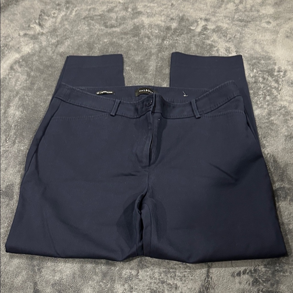 Talbots Hampshire Ankle Pants in Navy